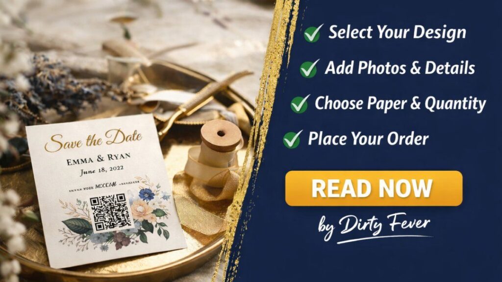 Order Save the date cards on Zazzle