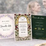 luxury save the date cards modern elegant wedding designs
